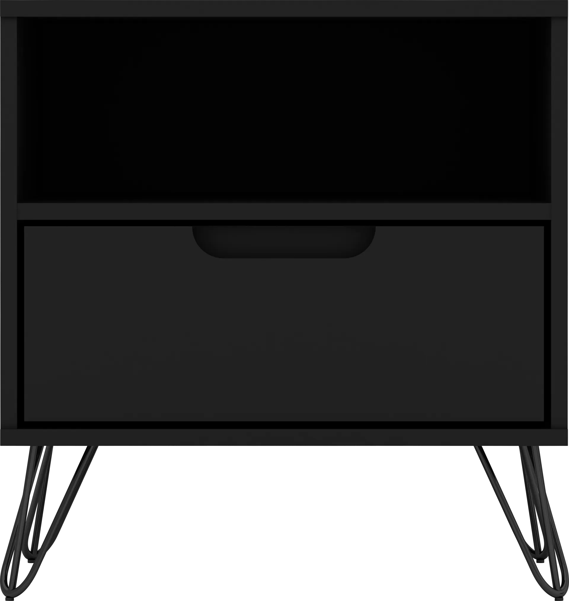 Camomile IV Black Nightstand - Image 1