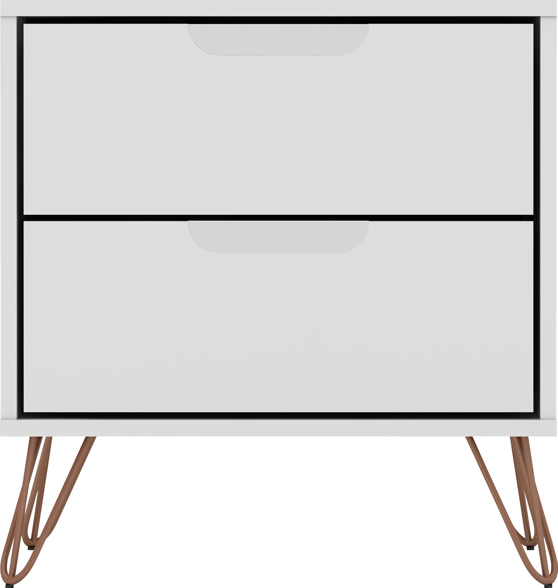 Camomile V White Nightstand - Image 1