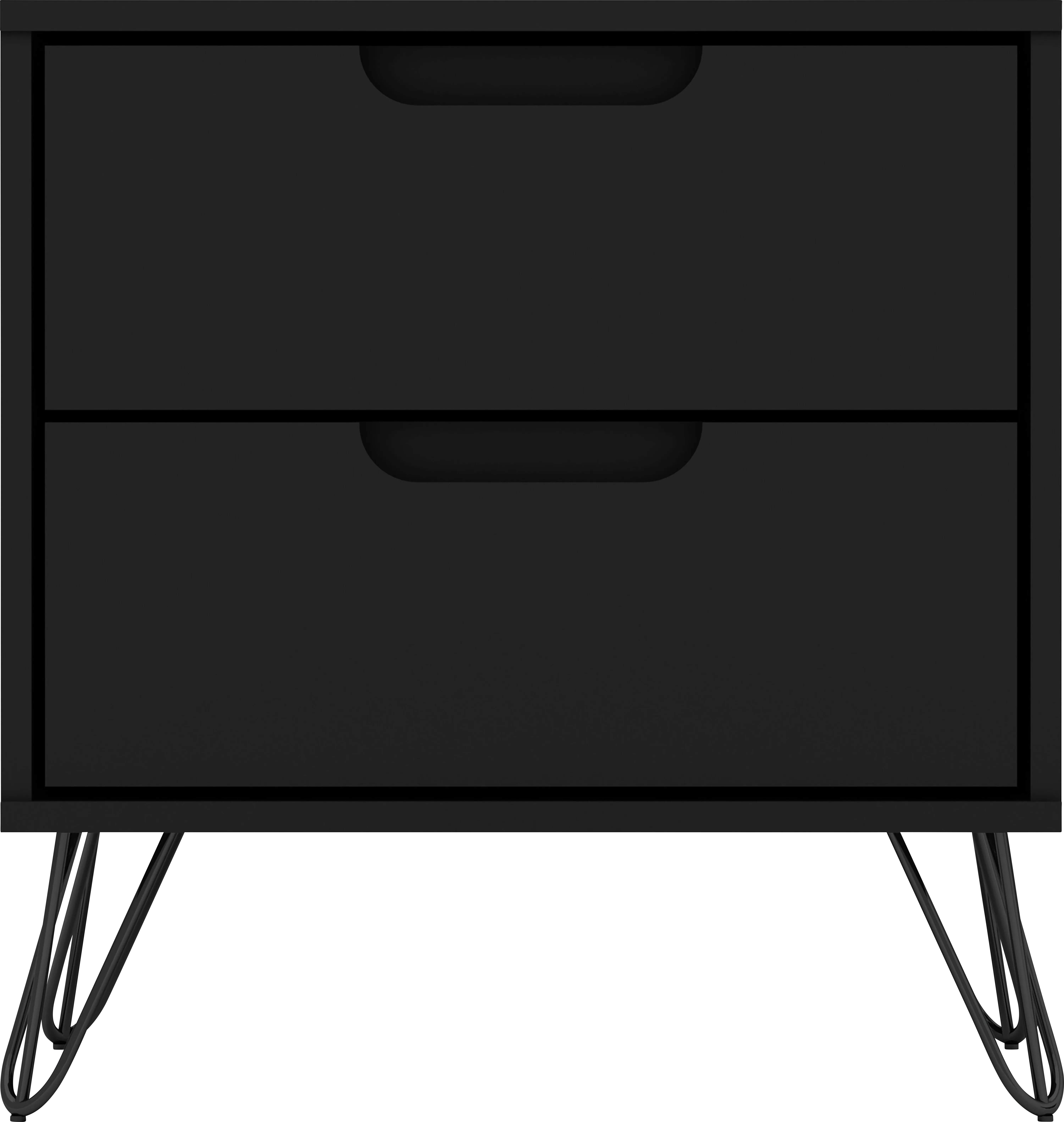 Camomile V Black Nightstand - Thumbnail - Image 1