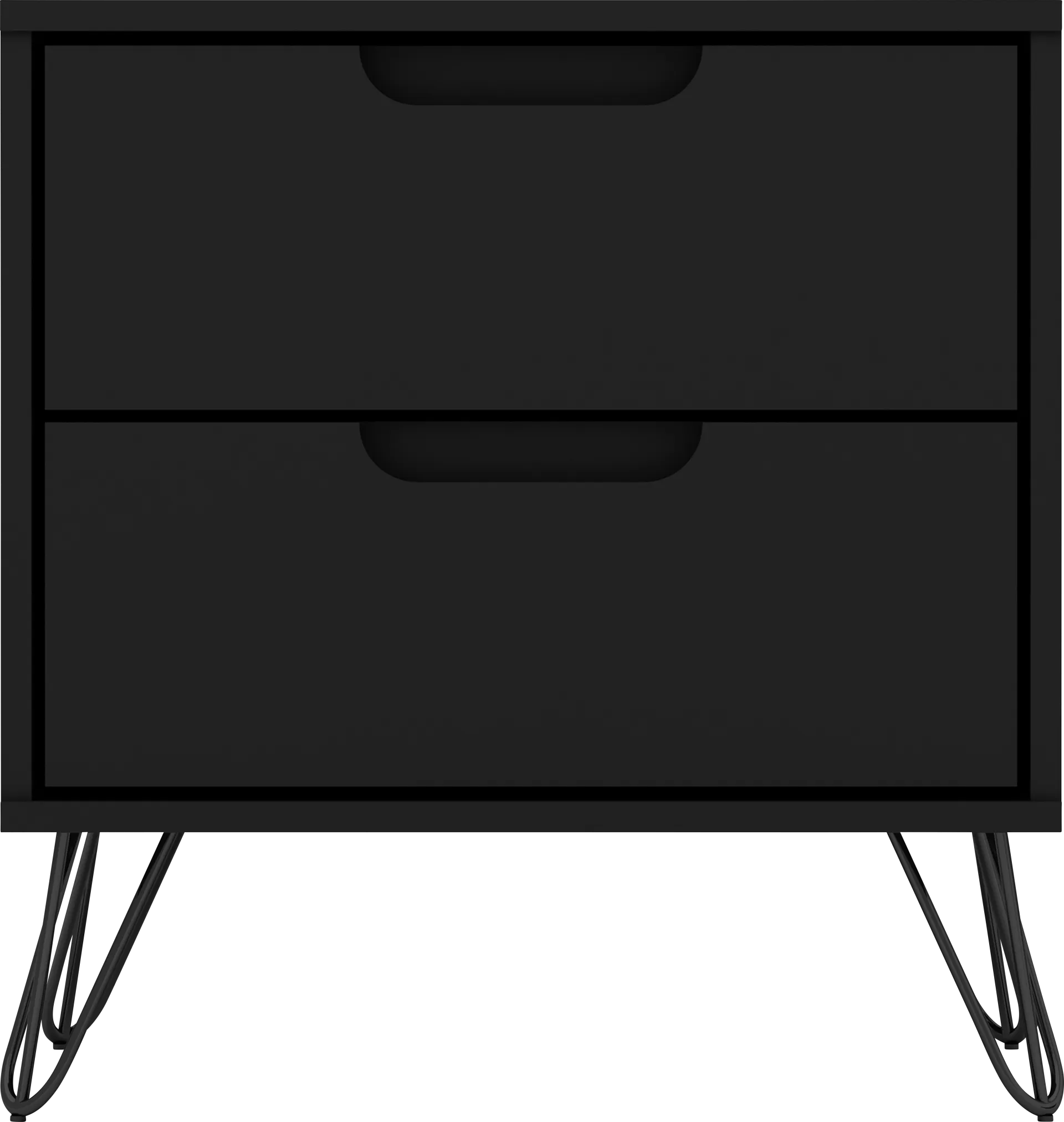 Camomile V Black Nightstand - Image 1