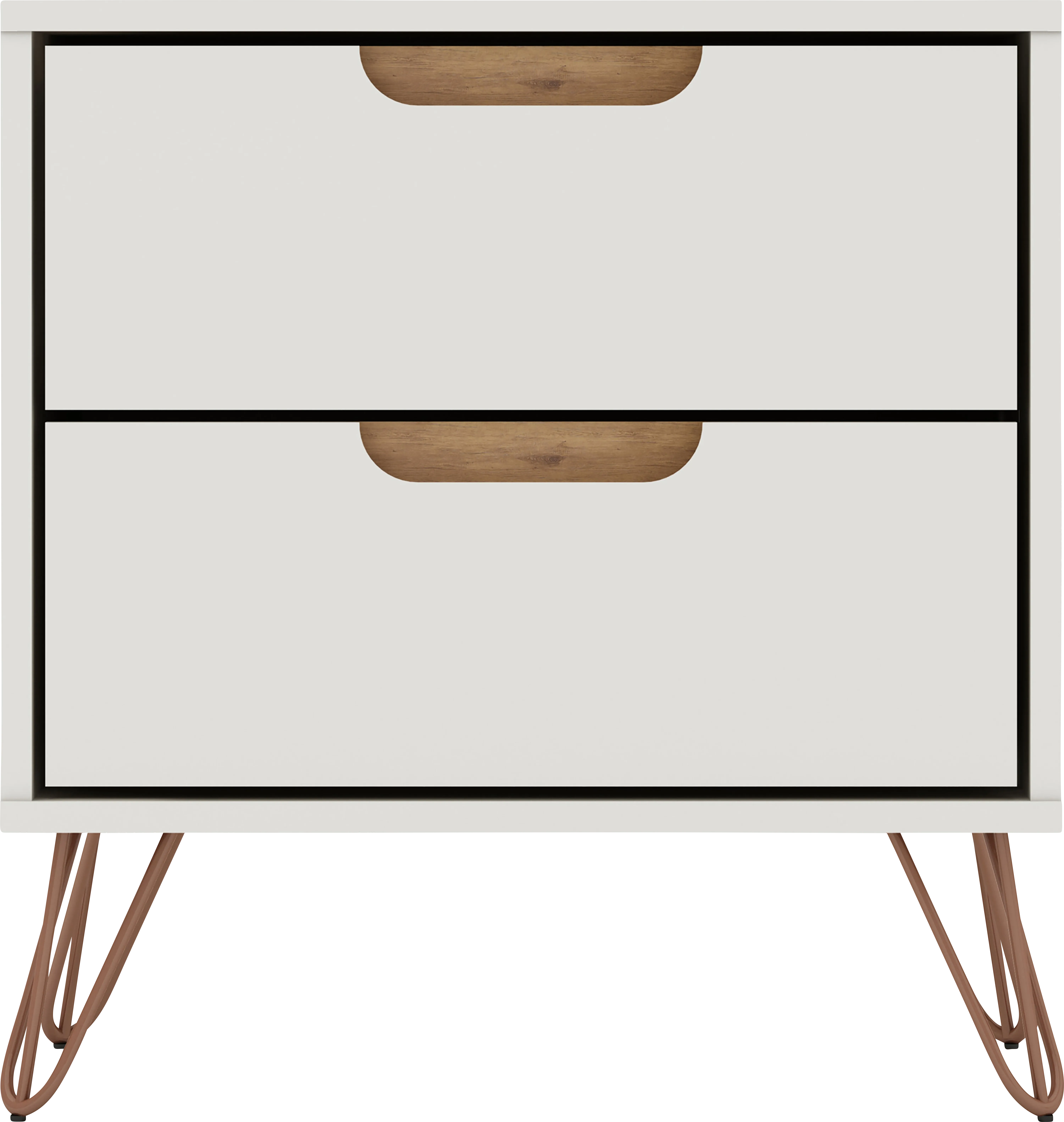 Camomile V Off-White Nightstand - Thumbnail - Image 1