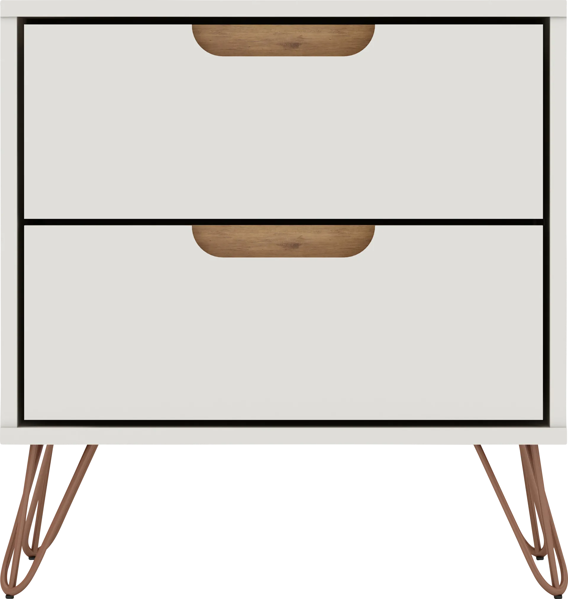 Camomile V Off-White Nightstand - Image 1