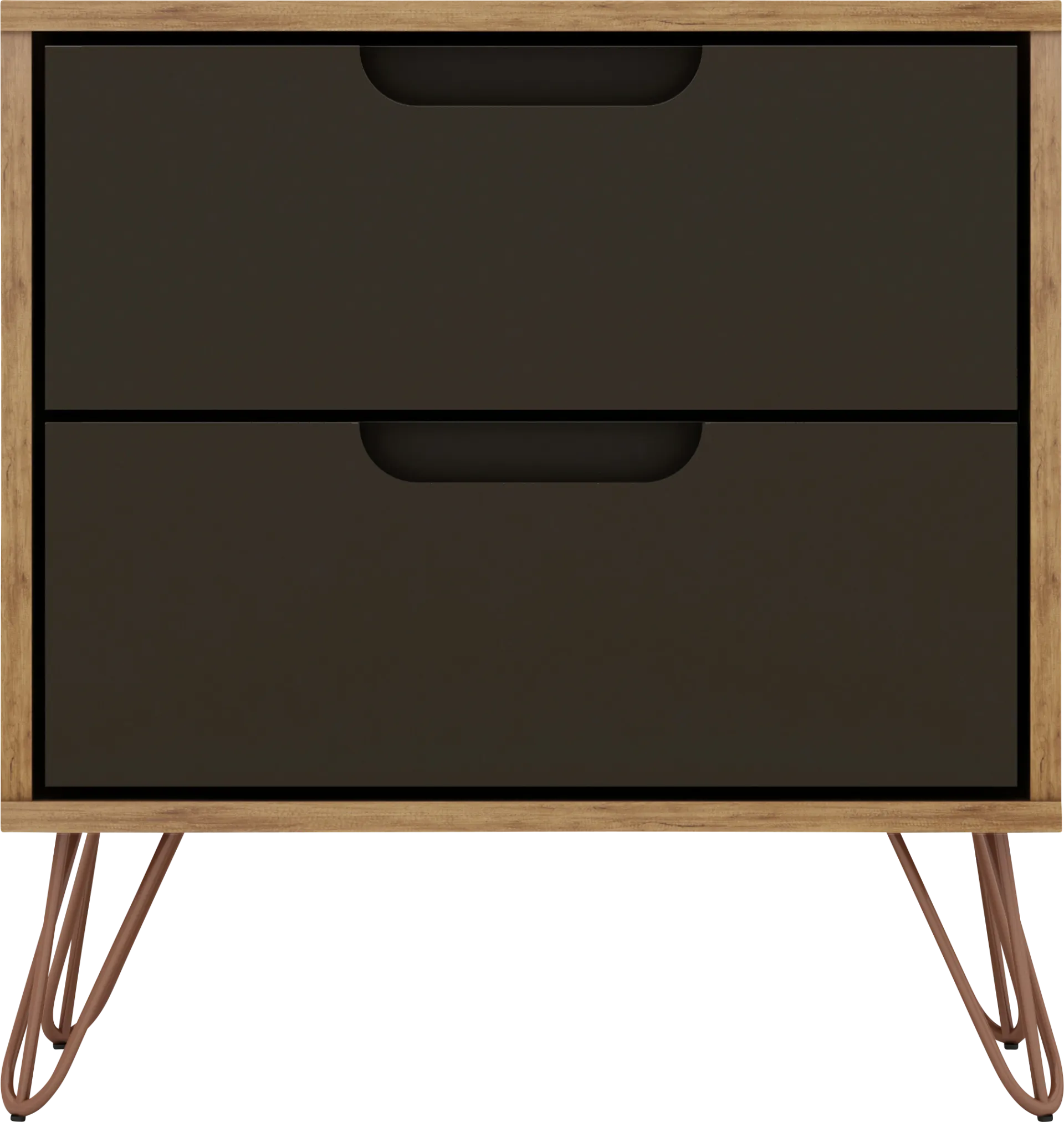 Camomile V Gray Nightstand - Image 1