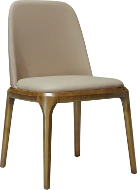 Harbauer Tan Side Chair