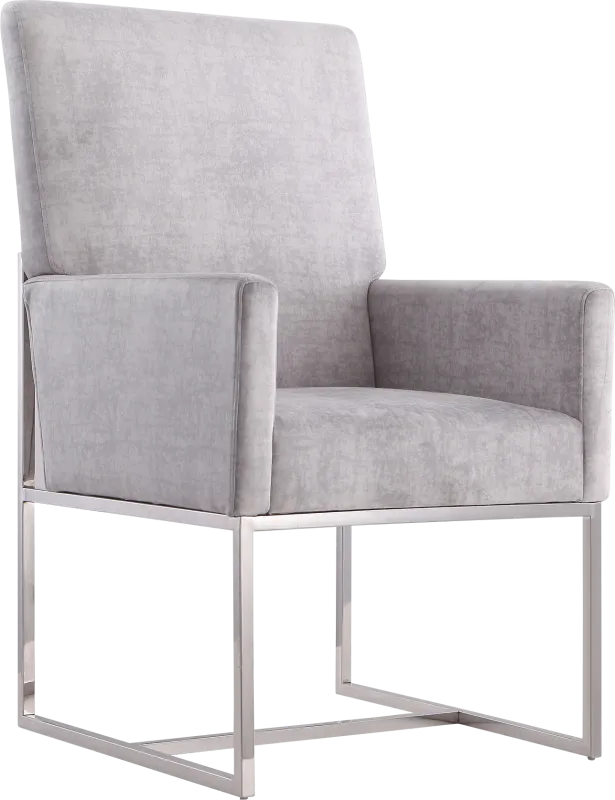 Herrli Light Gray Arm Chair