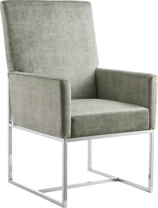 Herrli Steel Gray Arm Chair