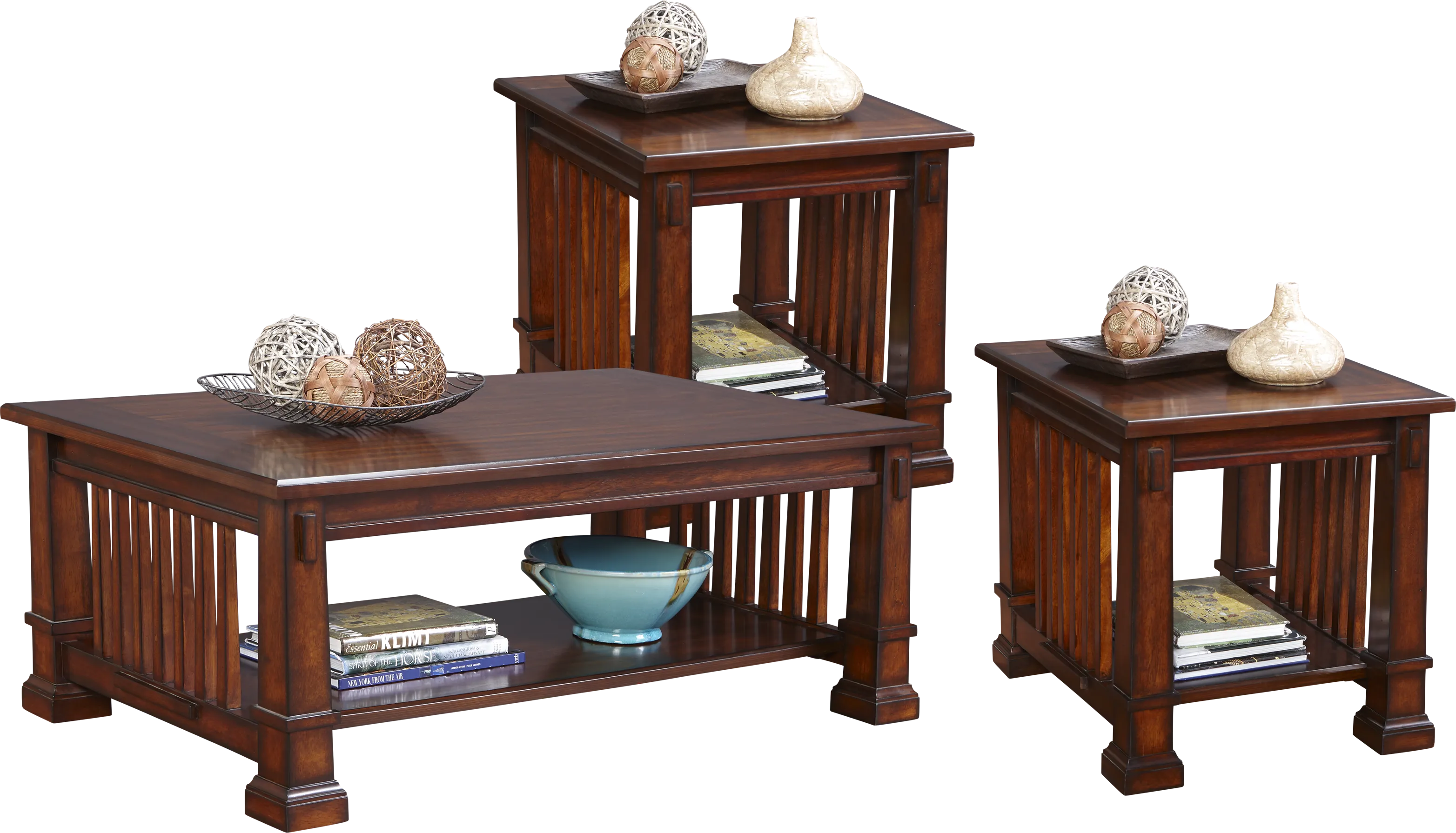 Highland Lakes Blue 7 Pc Living Room - Thumbnail - Image 2