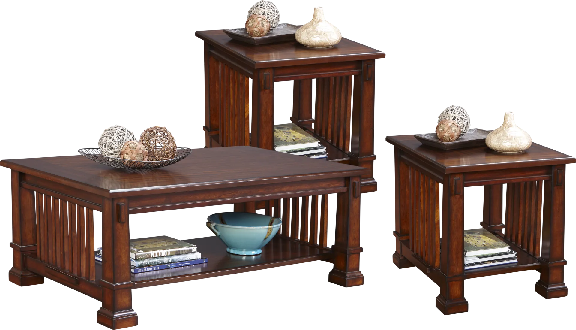 Highland Lakes Blue 7 Pc Living Room - Image 2