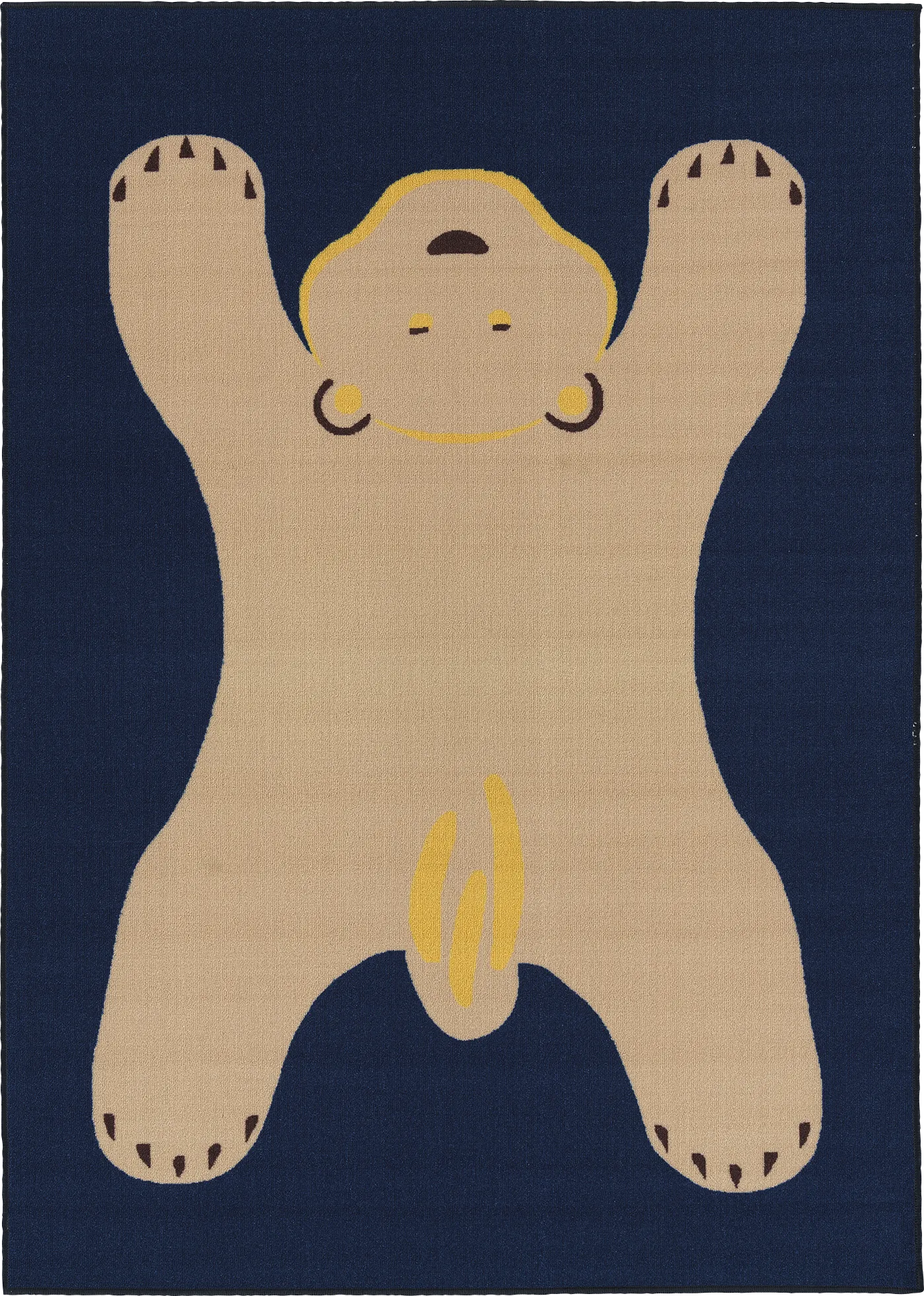 Kids Harshaw Navy 5' x 7' Rug - Image 1