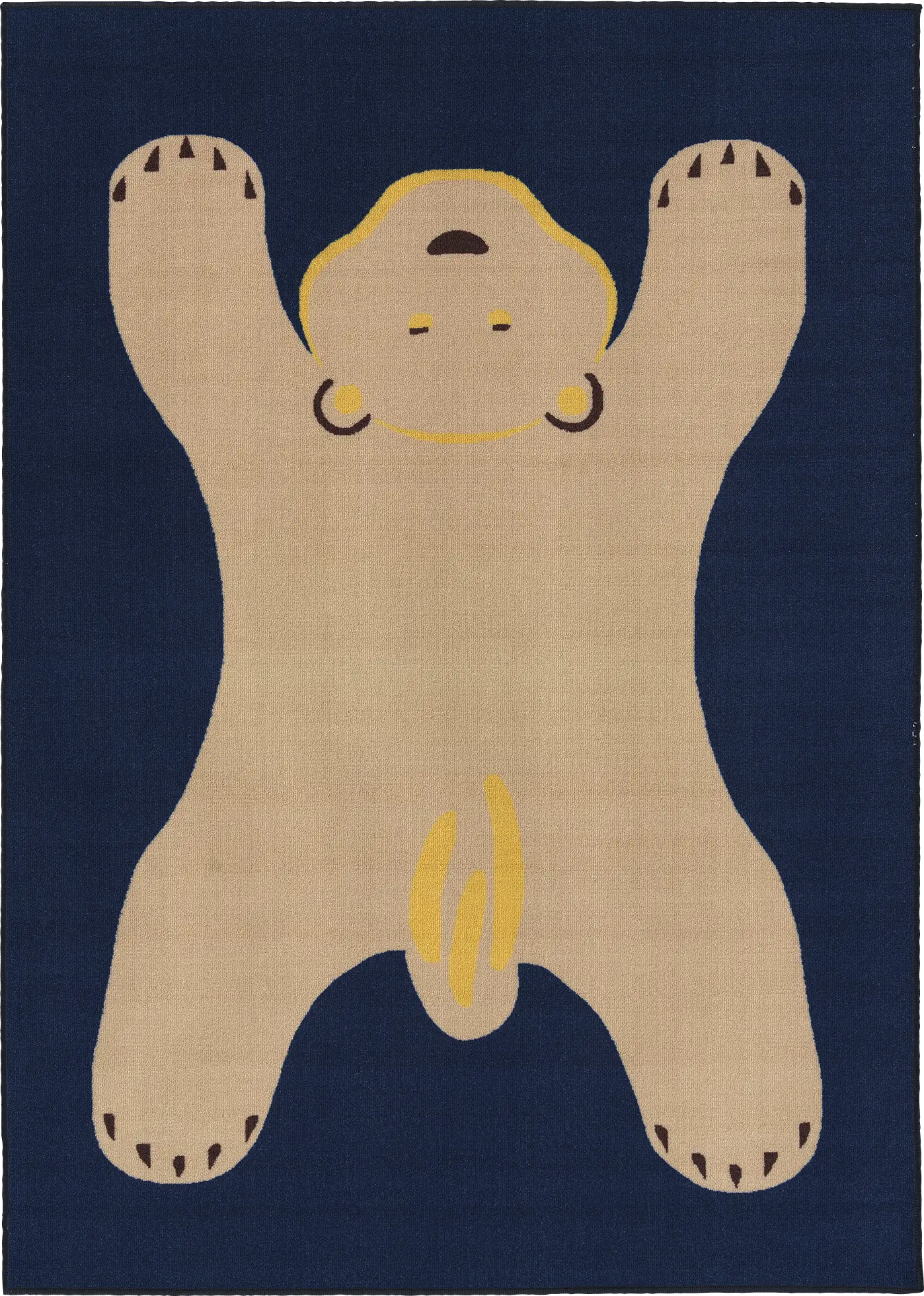 Kids Harshaw Navy 5' x 7' Rug