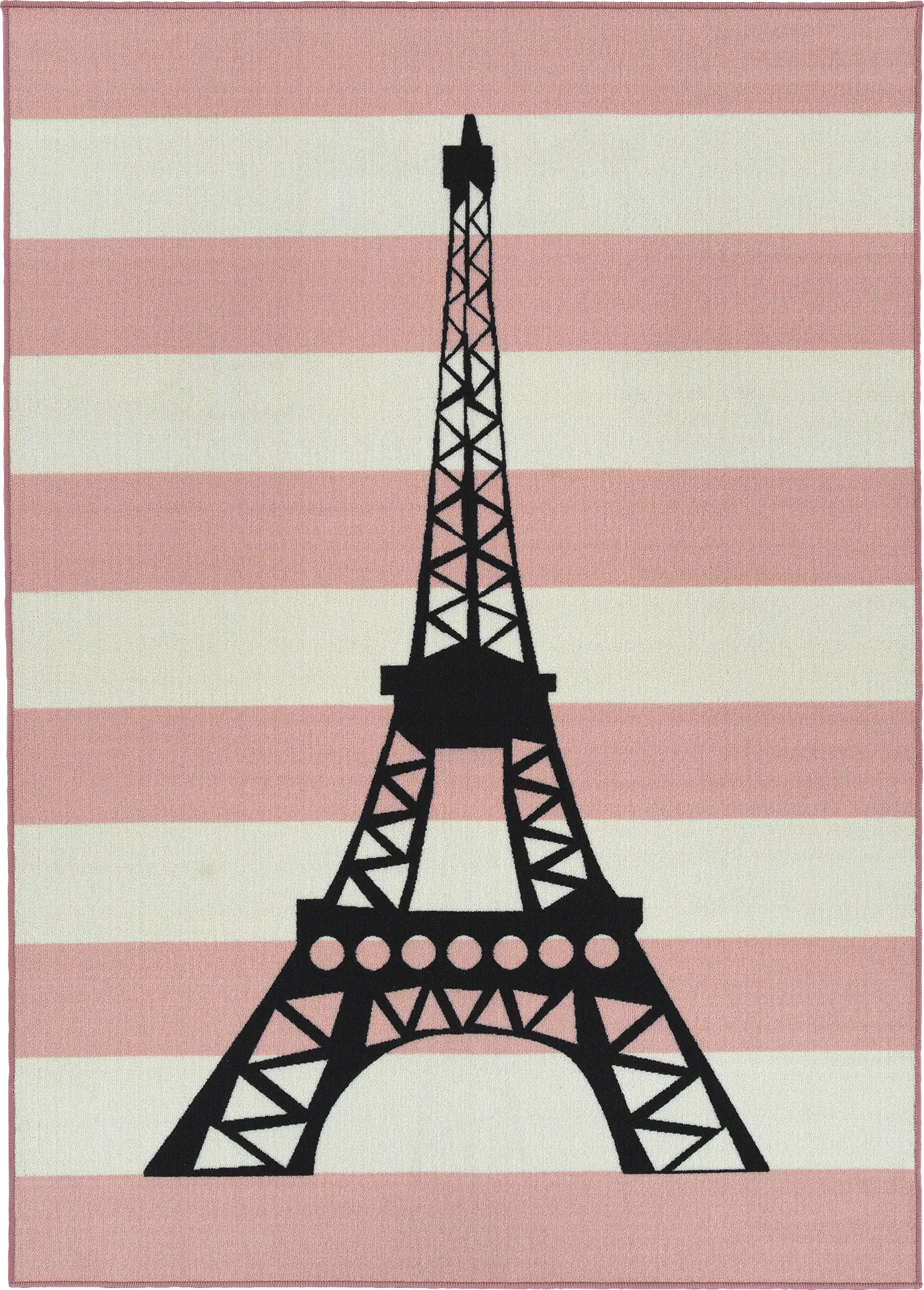 Kids Shedaker Pink 7' x 9' Rug