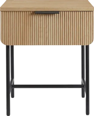 Omerea Oak End Table