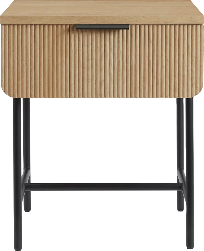 Omerea Oak End Table