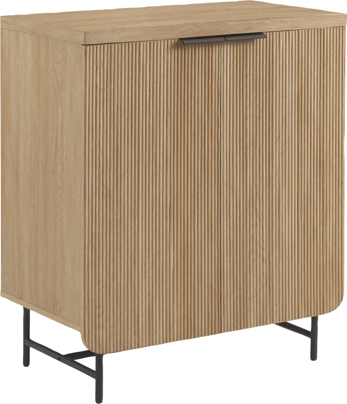 Omerea Oak Accent Cabinet