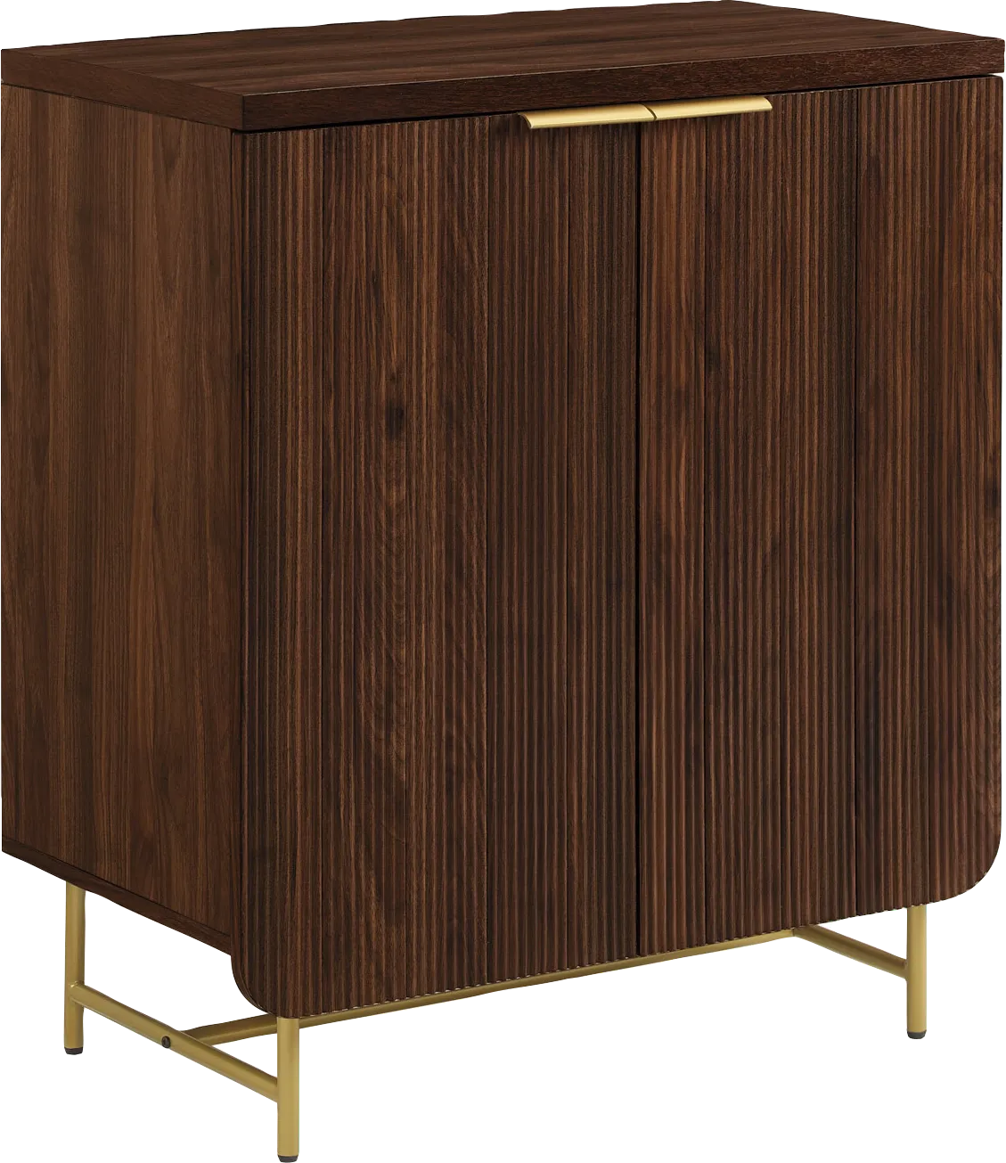 Omerea Walnut Accent Cabinet - Thumbnail - Image 1