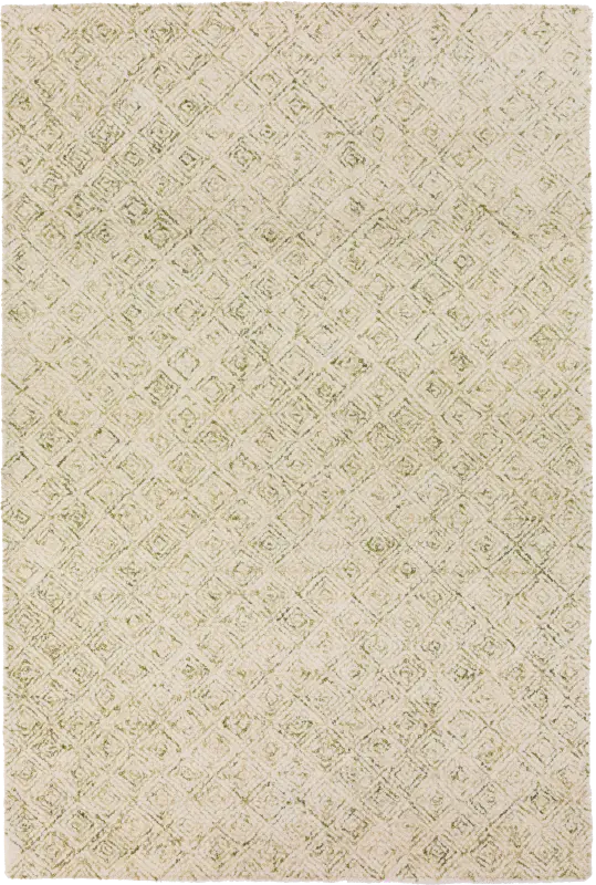 Centerama Green 3' x 5' Rug
