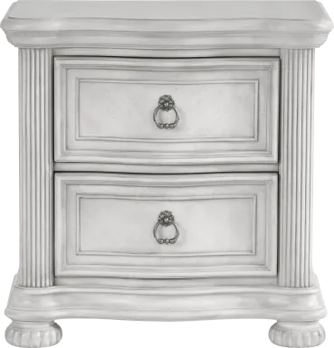 Gallagher Avenue White Nightstand