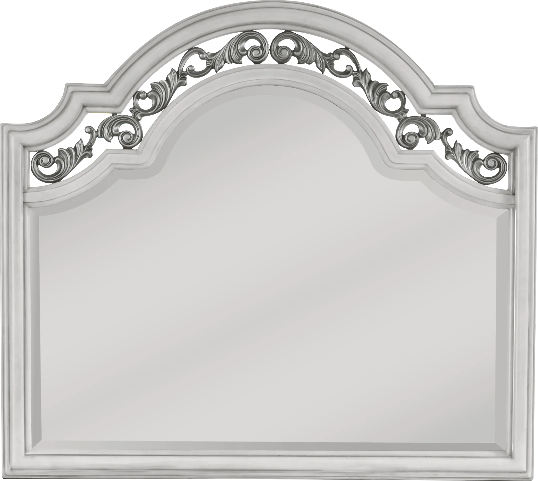 Gallagher Avenue White 5 Pc Bedroom with Ivy White King Upholstered Bed - Thumbnail - Image 9