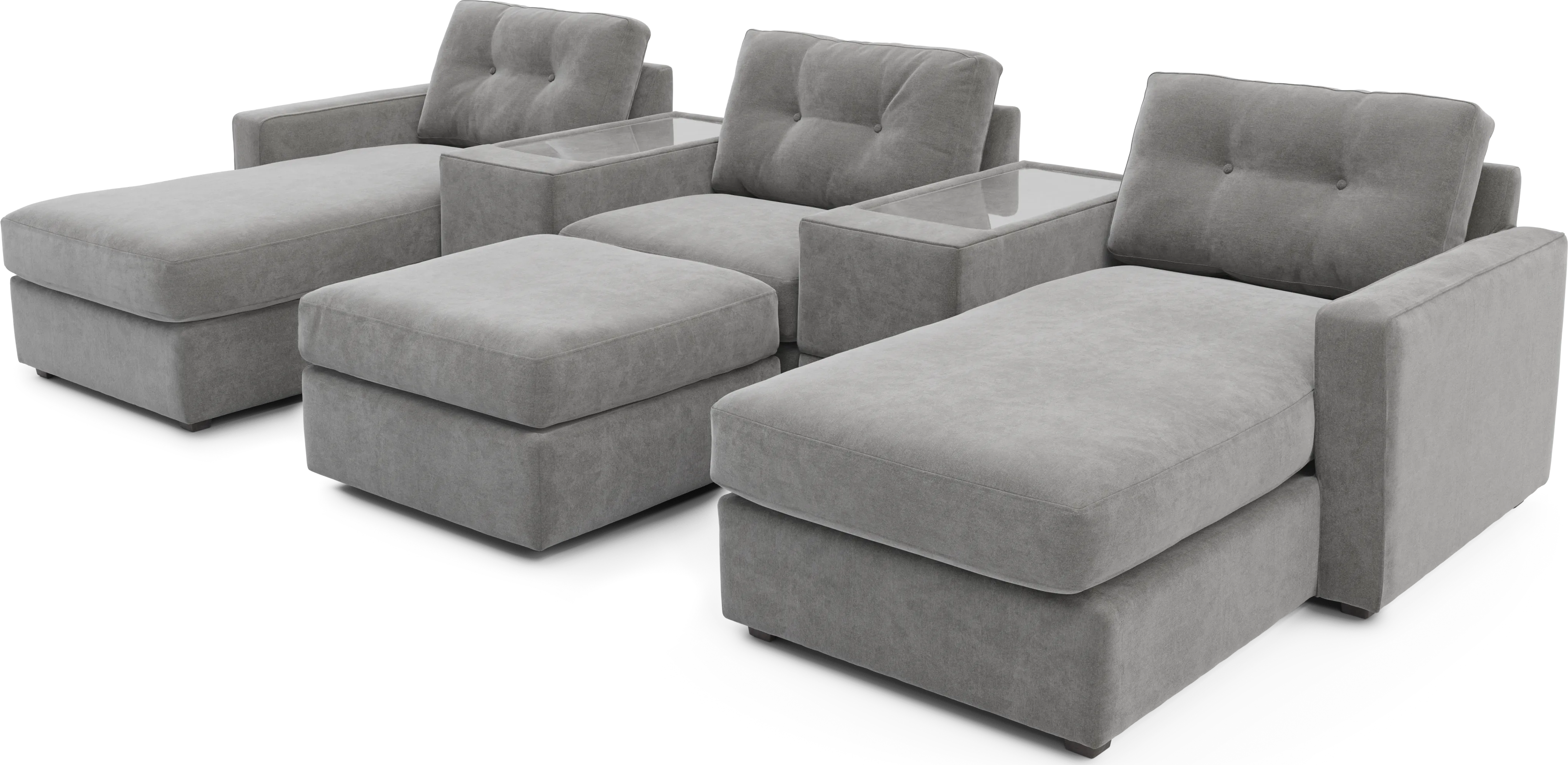 Gray 6 Pc ModularOne - Thumbnail - Image 1