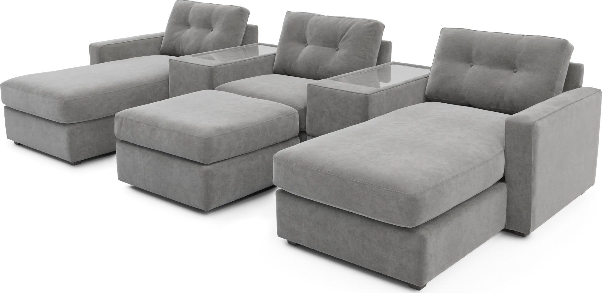 Gray 6 Pc ModularOne - Image 1