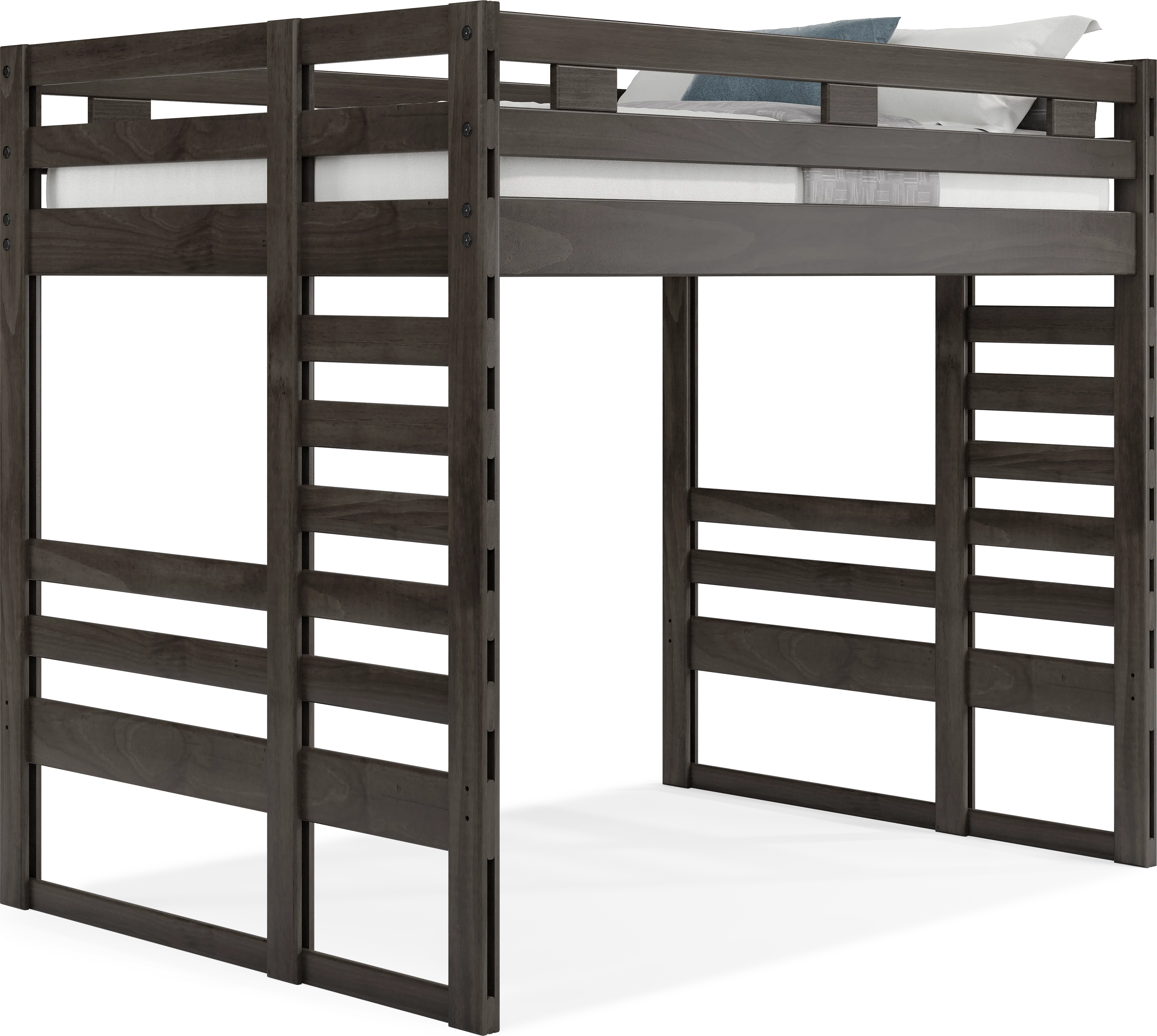 Kids Creekside 2.0 Charcoal Full Loft Bed - Thumbnail - Image 1