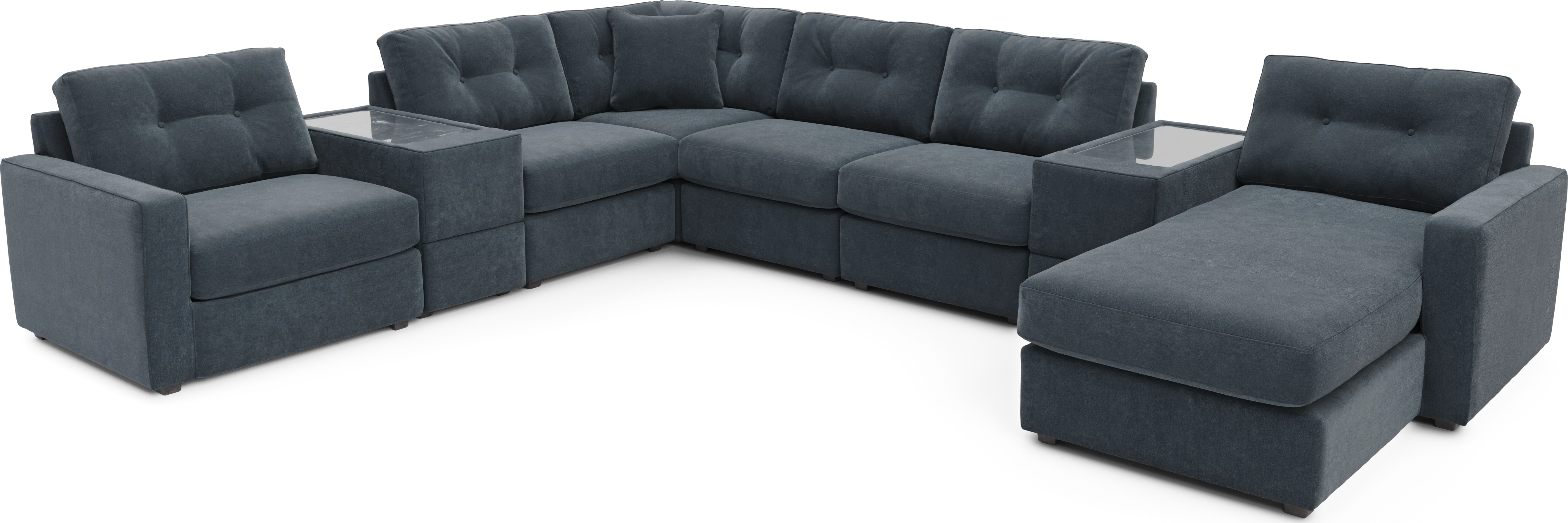 Indigo 8 Pc Power Reclining ModularOne - Thumbnail - Image 1