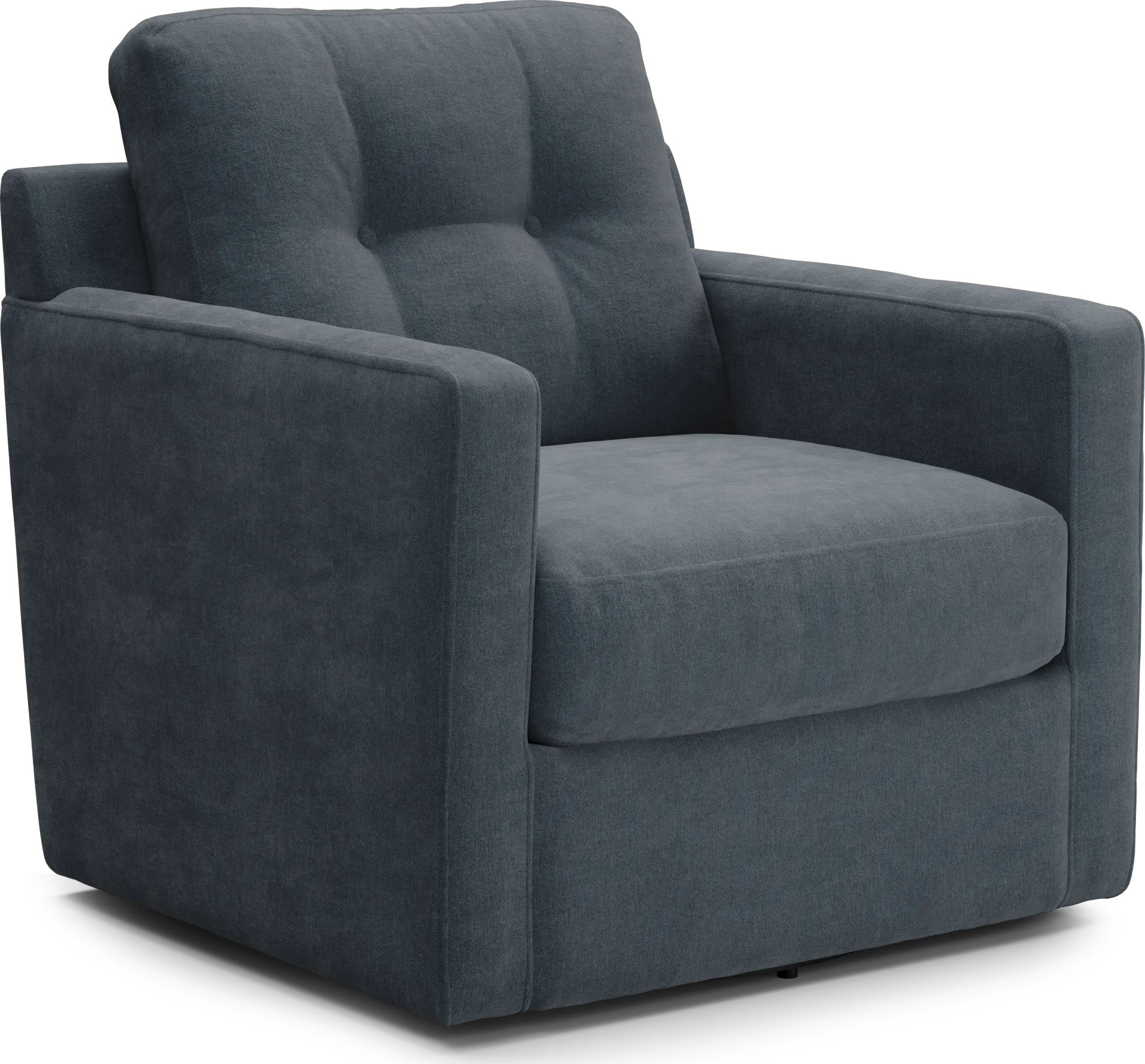 ModularOne Indigo Swivel Accent Chair - Image 1