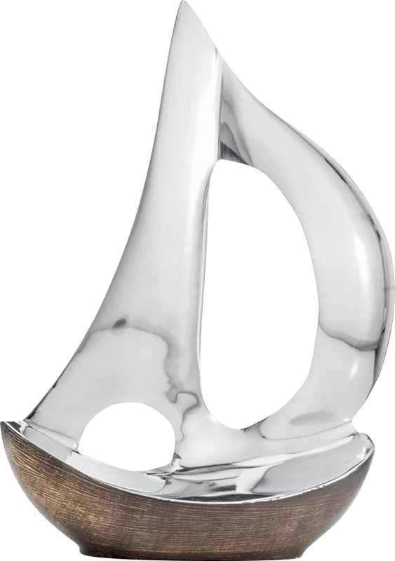 Korths Silver Sailboat Sculpture