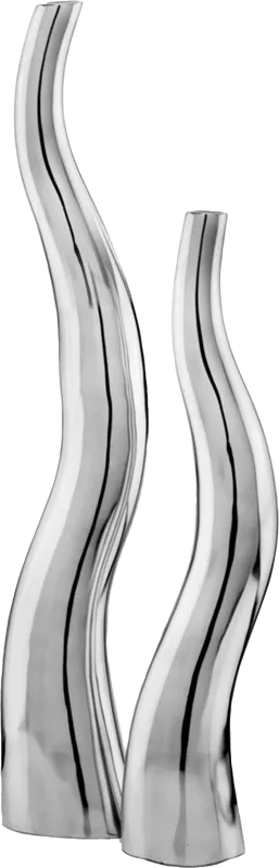 Vouvray I Silver Vase, Set of 2