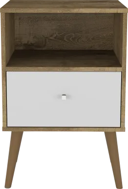 Alamitos IV White Nightstand