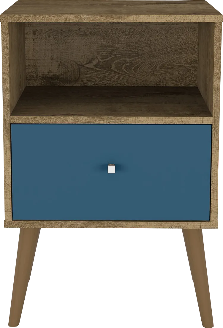 Alamitos IV Aqua Nightstand