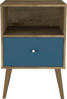 Alamitos IV Aqua Nightstand