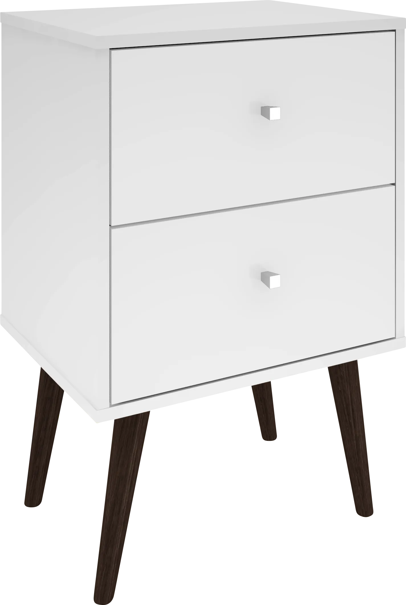 Alamitos V White Nightstand - Image 1