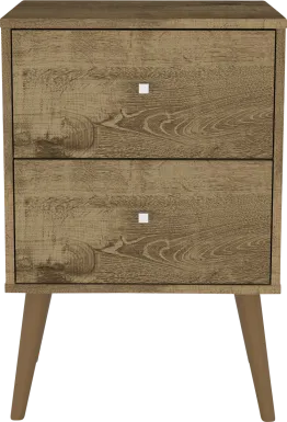 Alamitos V Brown Nightstand