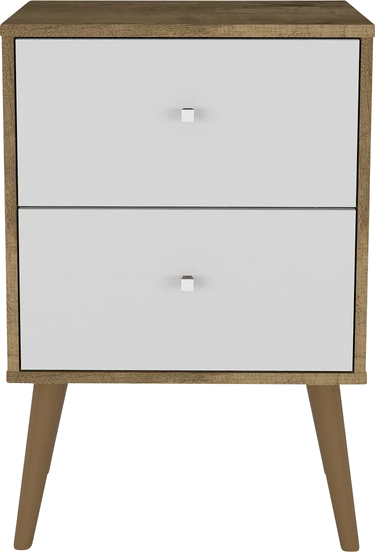 Alamitos VI White Nightstand