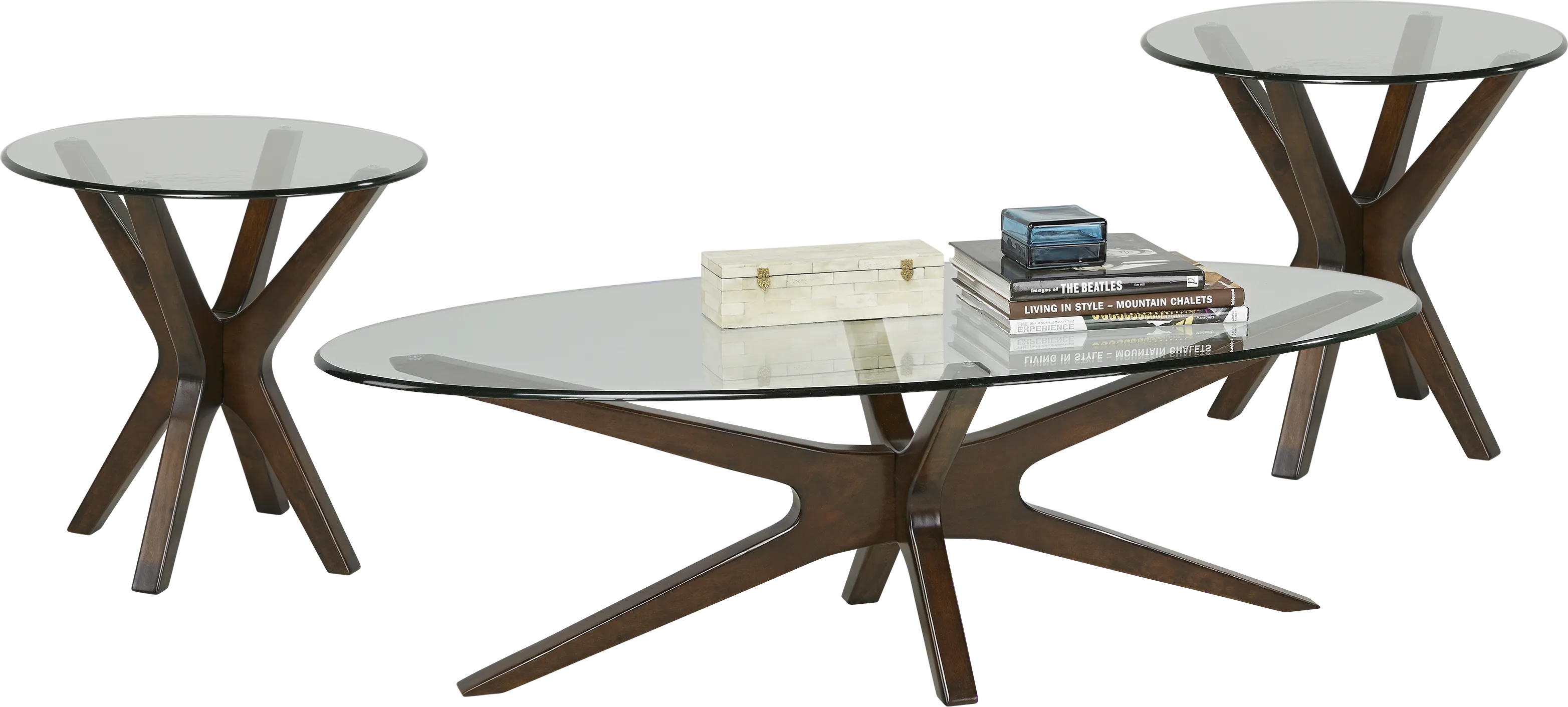 Edina Cherry 3 Pc Table Set - Thumbnail - Image 1