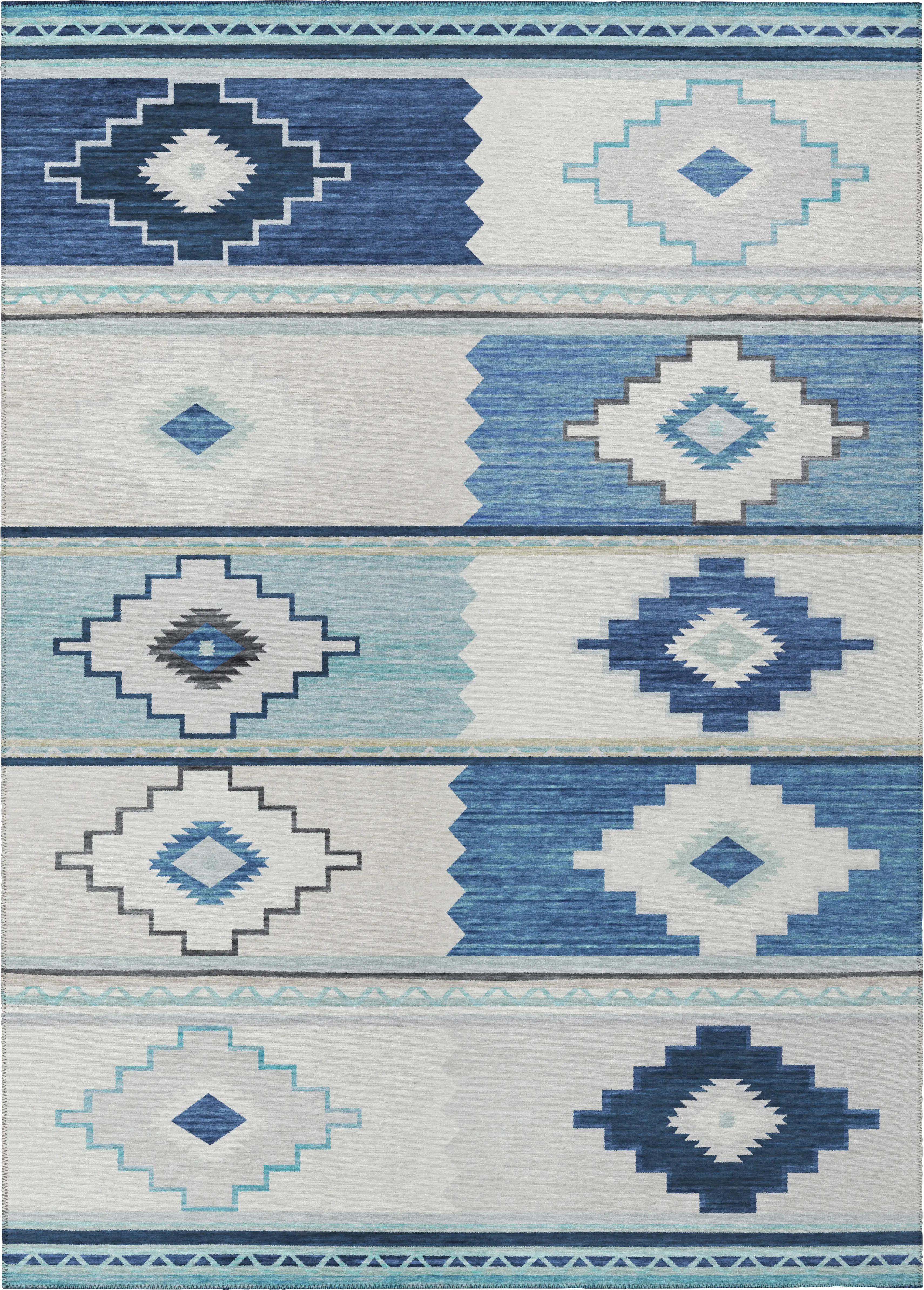 Pandrail Blue 8' x 10' Rug - Thumbnail - Image 1