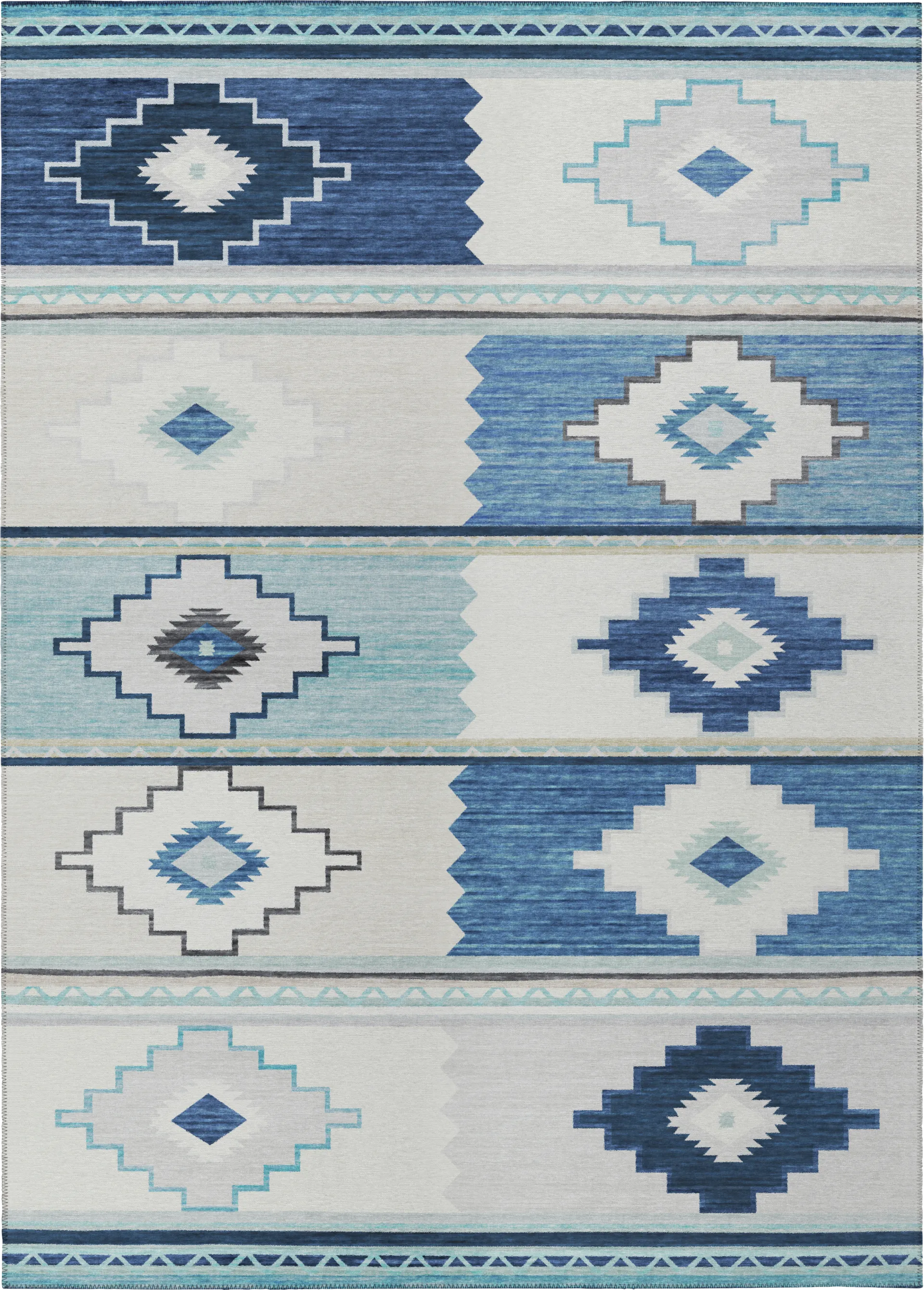 Pandrail Blue 5' x 8' Rug - Image 1