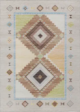 Lawnbrook Beige/Multi 8' x 10' Rug