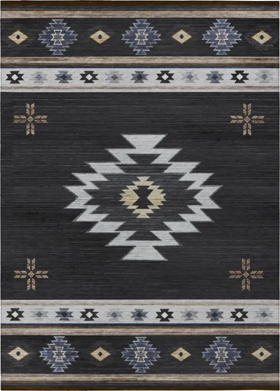 Barinza Black 8' x 10' Rug