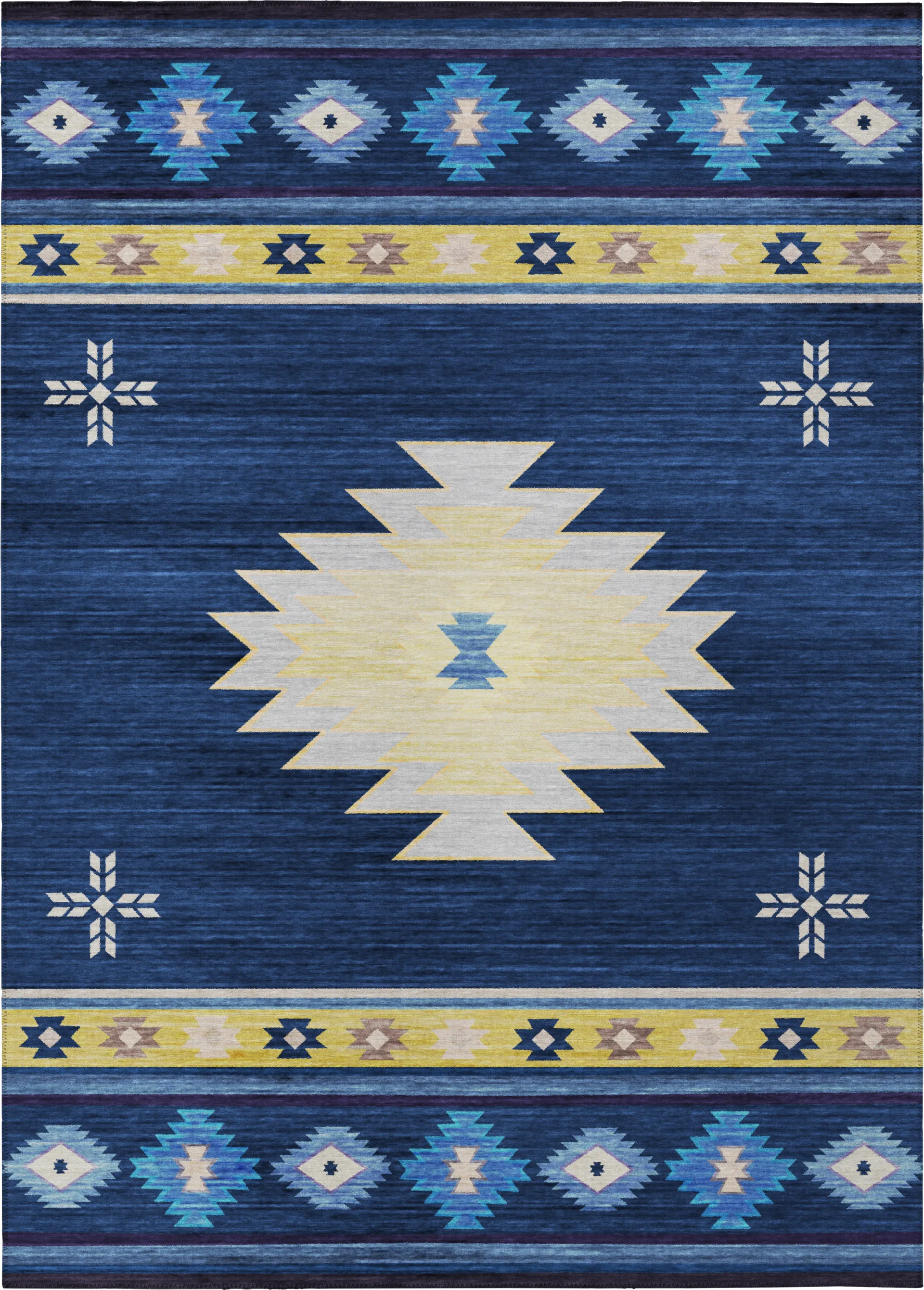 Barinza Blue 5' x 8' Rug - Image 1