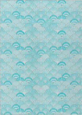 Aquarena Blue 5' x 8' Rug