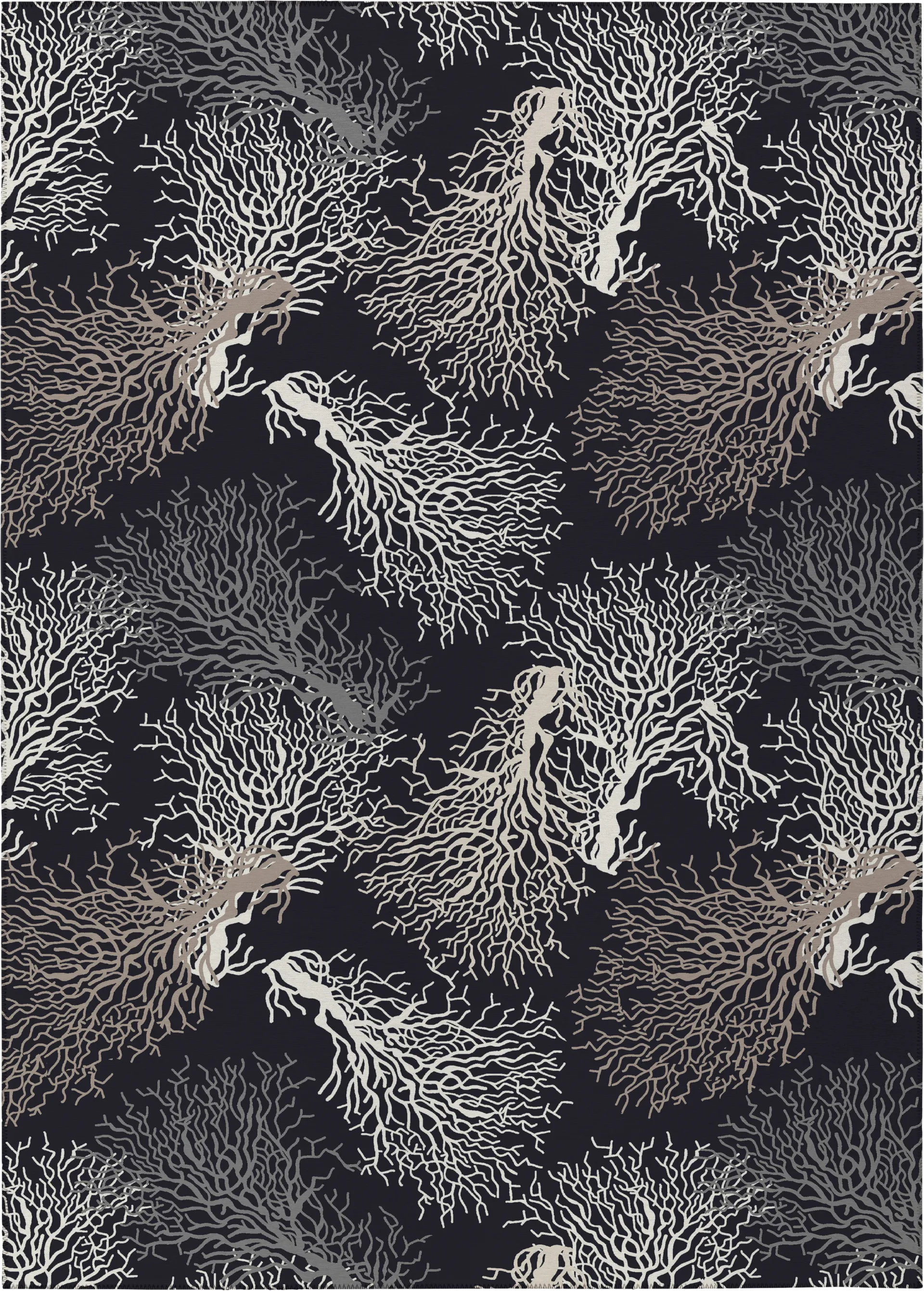 Ravenglen Black 3' x 5' Rug - Image 1