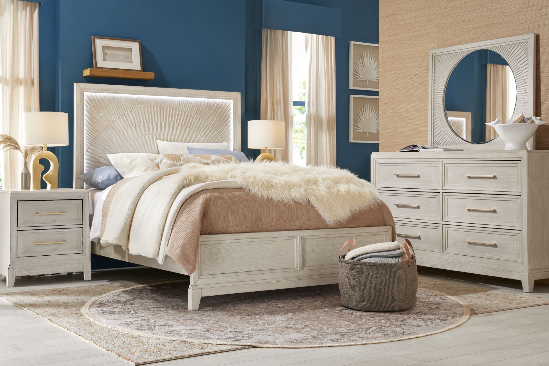 Sunside Way Sand 7 Pc King Bedroom - Image 1