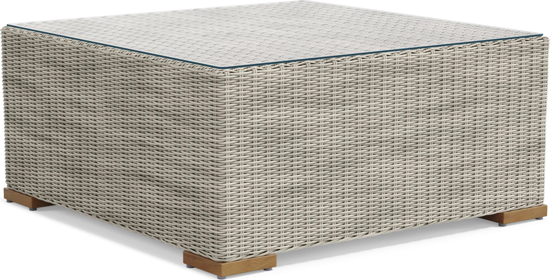 Patmos Gray Outdoor Cocktail Table - Image 1