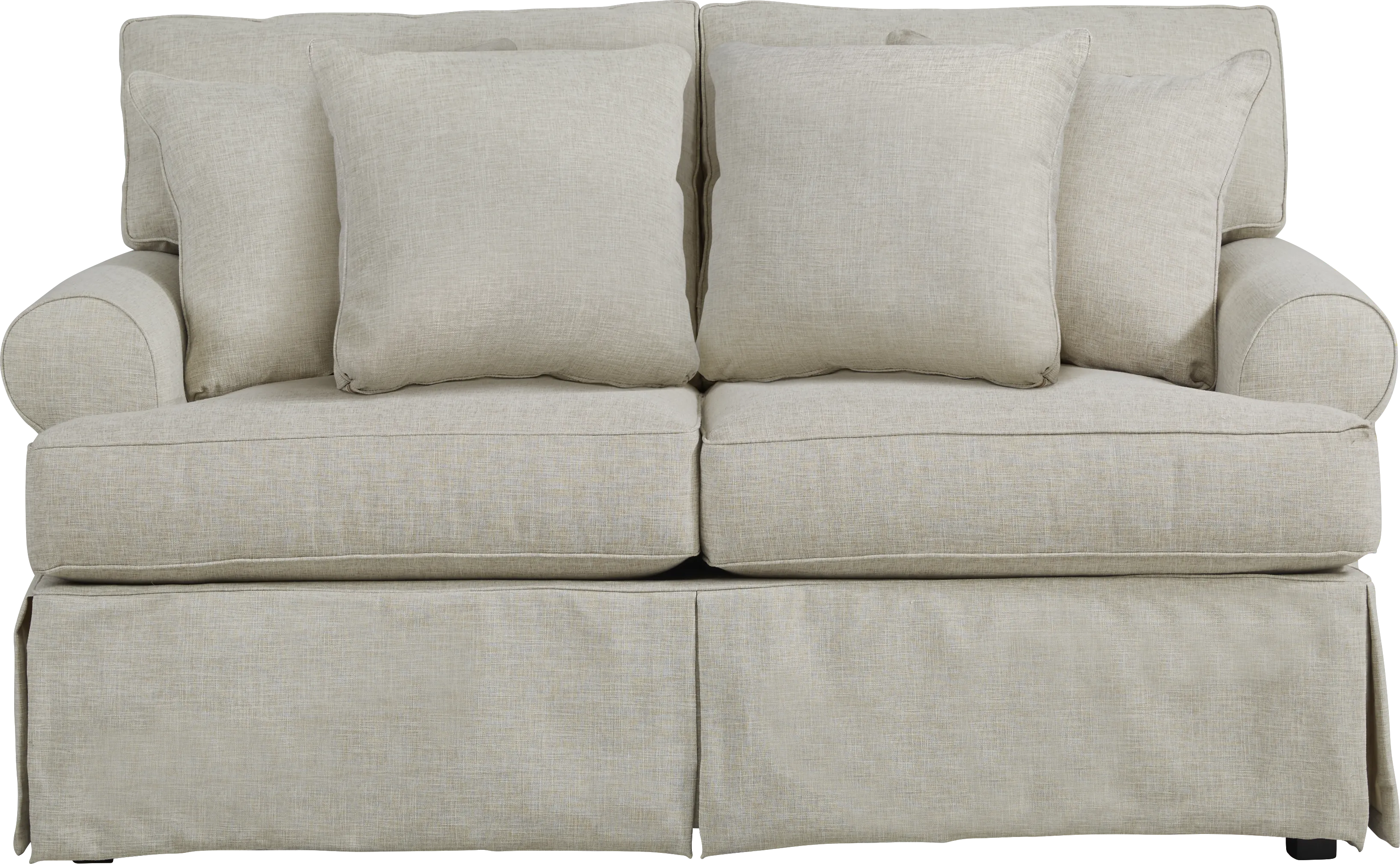 Beachside Walk Linen Loveseat - Thumbnail - Image 1
