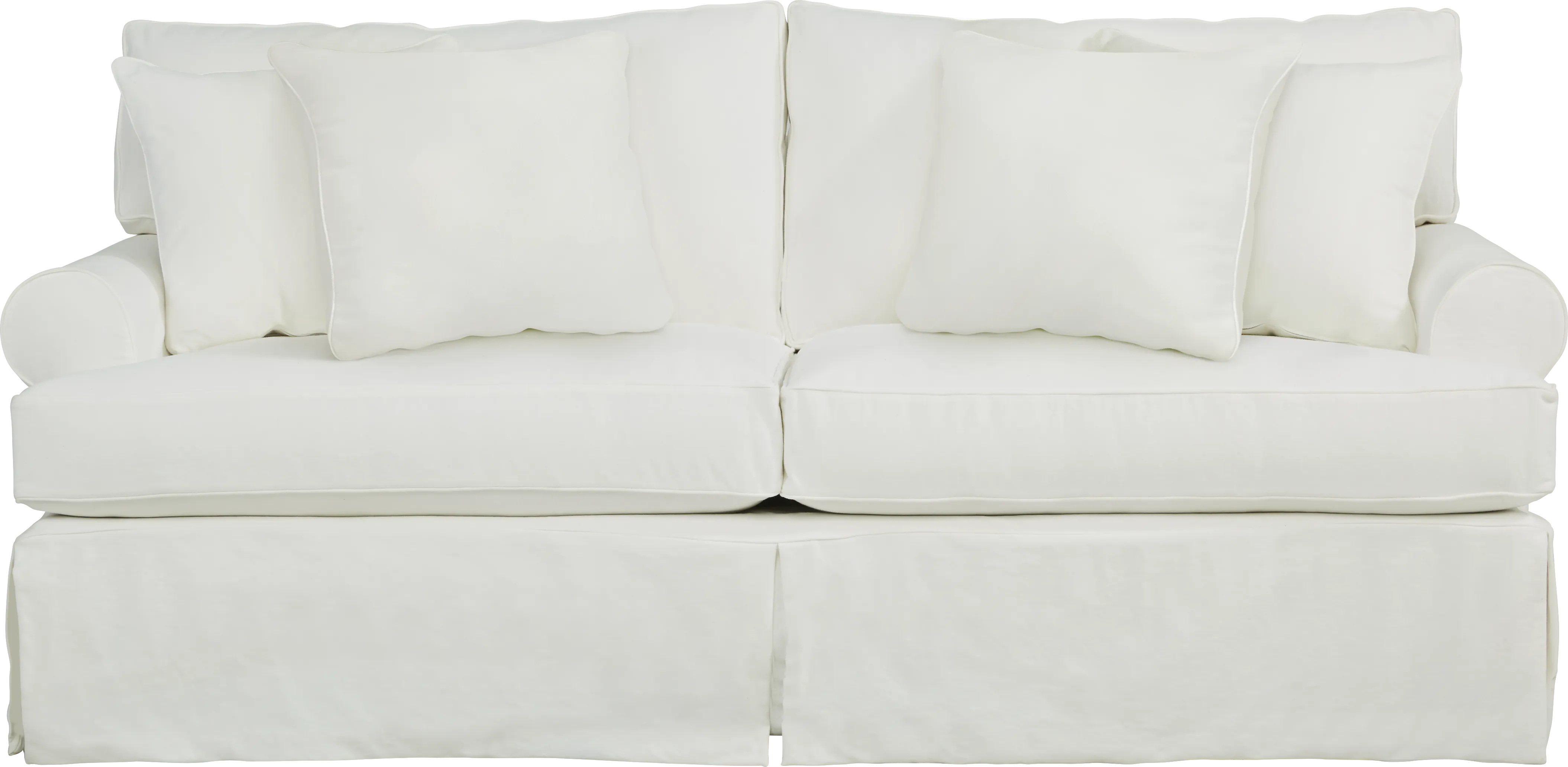 Beachside Walk White Sofa - Thumbnail - Image 1