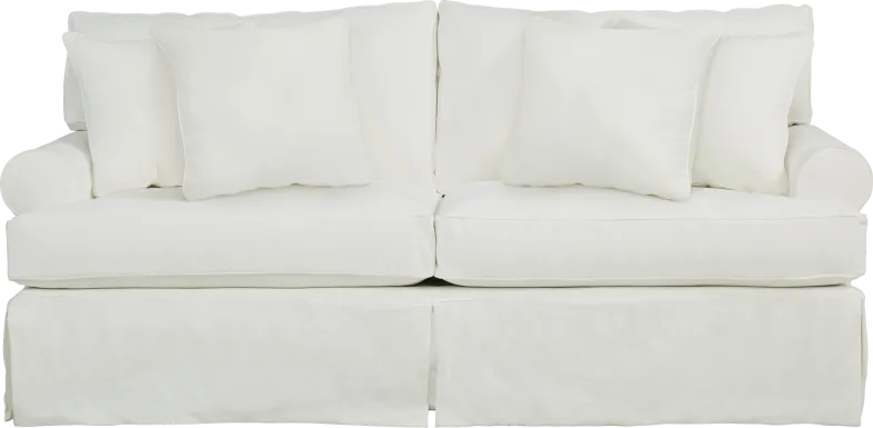 Beachside Walk White Sofa