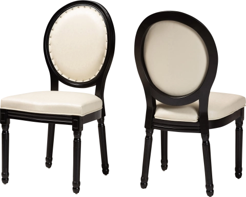 Wauchope Black Side Chair, Set of 2