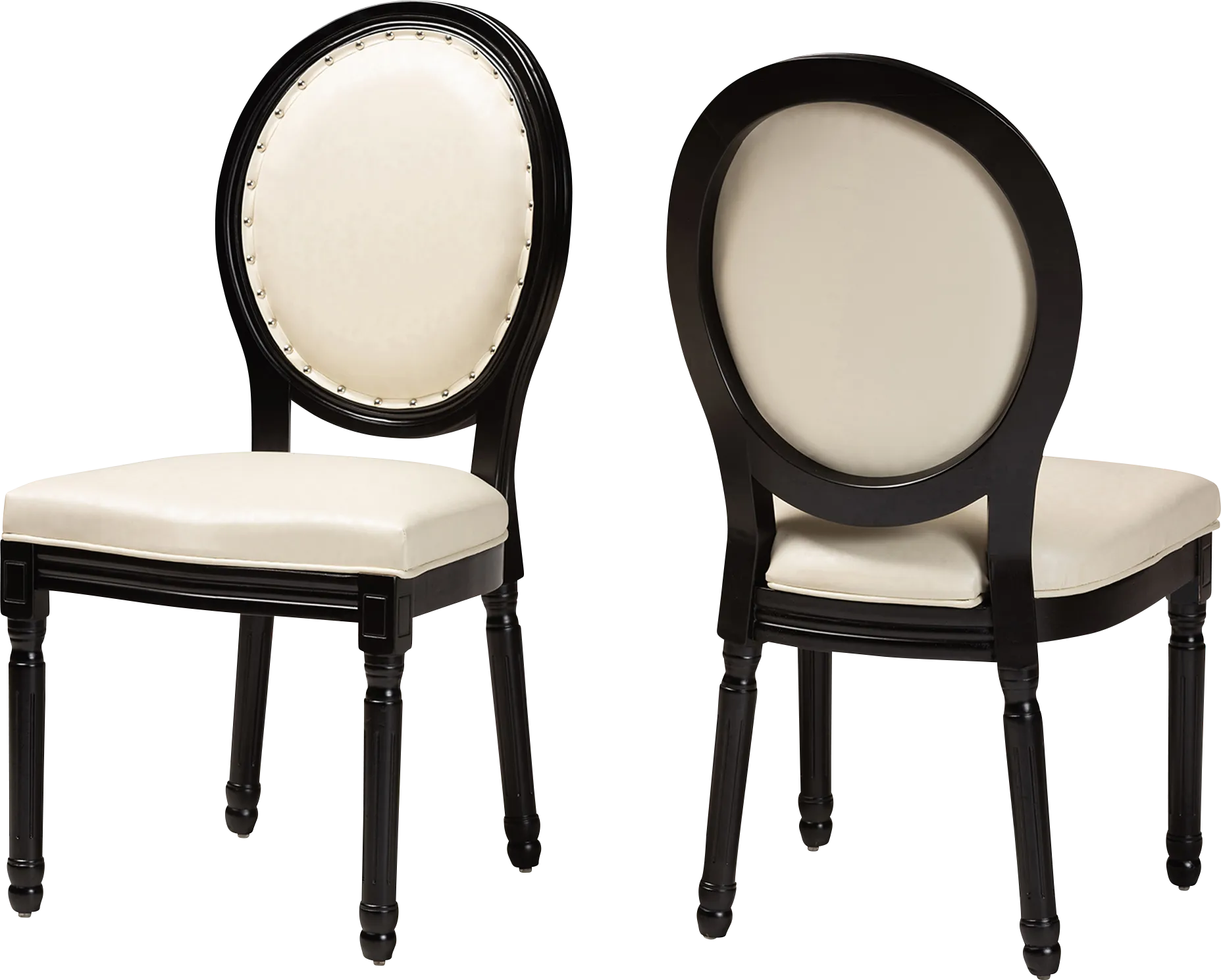 Wauchope Black Side Chair, Set of 2 - Image 1
